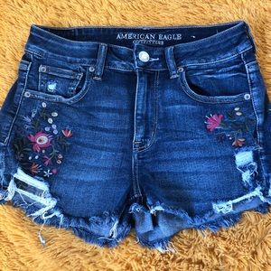 AE Cut off Denim Shorts